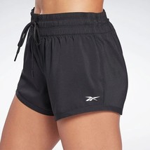 Reebok Black Speedwick Running 3.5&quot; Inseam Elastic Waist Shorts Medium - $9.49