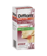 Difflam Sore Throat Gargle with Iodine 200mL – Fresh Mint - €68,24 EUR