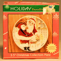 Holiday Traditions - 3.5&quot; Christmas Collectors Plate - Limited Edition - £8.36 GBP