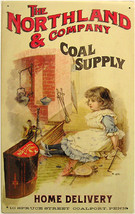 Northland Coal Supple Advertisement Rustic/Vintage Metal Sign - $19.95