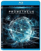 Prometheus (Blu-ray 3D/ Blu-ray/ DVD/ Digital) NEW free shipping - $18.80