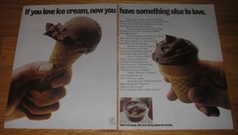1971 Birds Eye Cool &#39;n Creamy Pudding Ad - If you love ice cream - £14.54 GBP