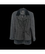 Vintage Claude Patrick Paris Size EU 42/US 6 Jacket with belt Made in Fr... - $14.16