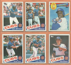 1985-86 Topps Chicago Cubs Team Lot Ryne Sandberg Lee Smith Gary Matthews  - £3.18 GBP