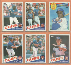 1985-86 Topps Chicago Cubs Team Lot Ryne Sandberg Lee Smith Gary Matthews  - £3.04 GBP