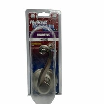 Kwikset Maximum Security Door Handle LH Inactive Lever Satin Nickel Finish - $15.83