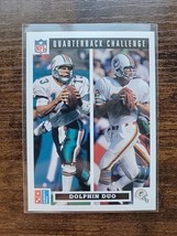 1991 Upper Deck Domino&#39;s Quarterback Challenge #49 Dolphin Duo -NFL - Fr... - £1.74 GBP
