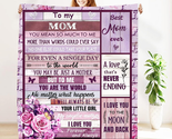 Mother&#39;s Day Gifts for Mom from Daughter, Mom Blanket from Daughter 50&#39;&#39;... - £16.69 GBP