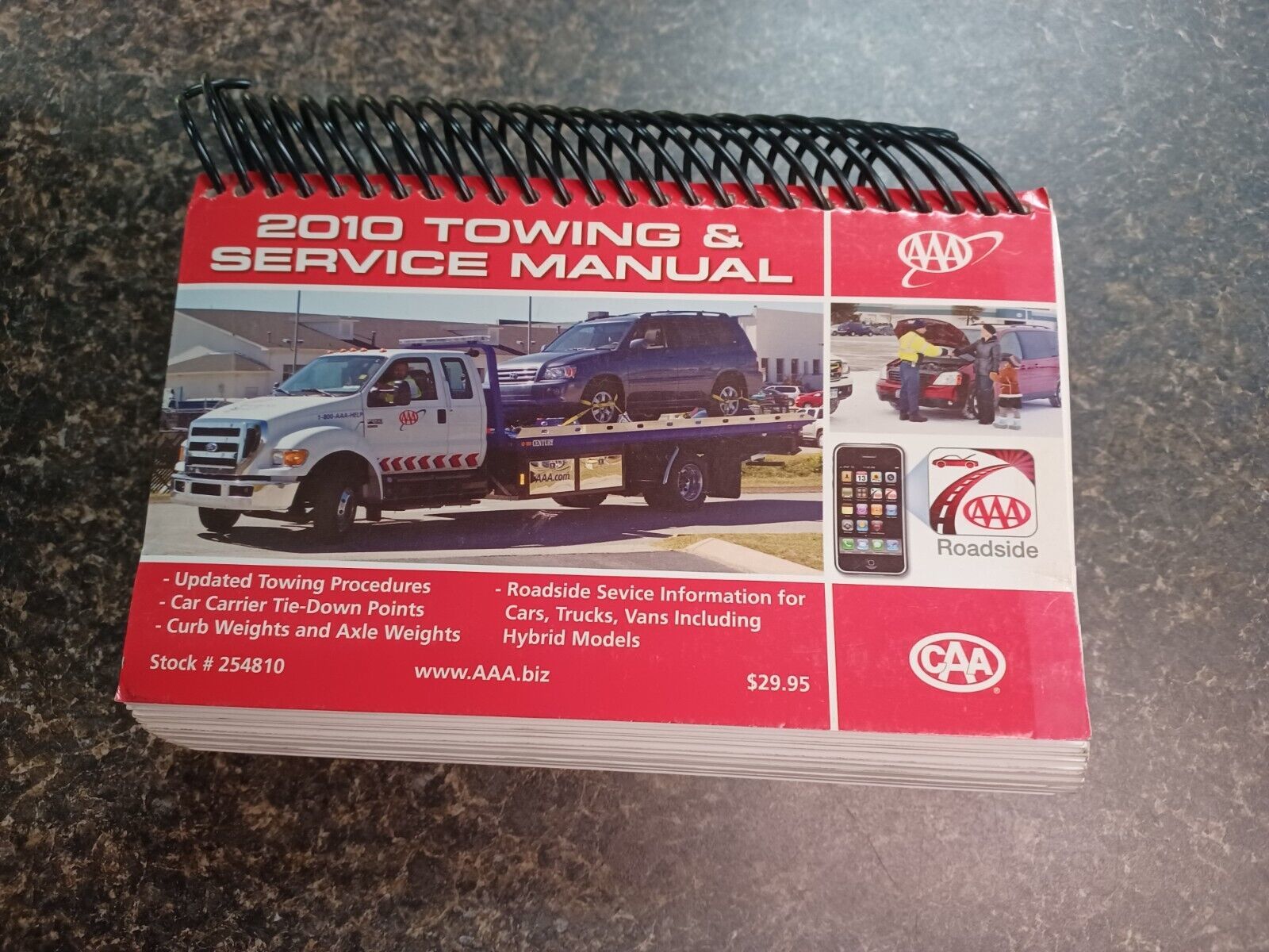 AAA 2010 Towing and Service Manual - $19.79