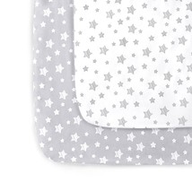 Mini Crib Sheets, 2 Pack Pack And Play Sheets, Stretchy Pack N Play Play... - £25.71 GBP