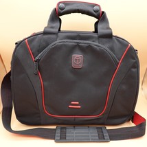 Tumi T Tech Overnight Bag Black Weekender Travel CarryOn Shoulder Strap ... - £39.81 GBP