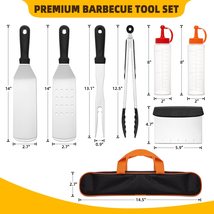 AIKWI Blackstone Griddle Accessories Tool Kit, (8 Pieces) Flat Top Grill... - £25.48 GBP