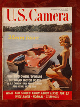 U S CAMERA September 1958 35 mm Issue Owens Evinrude Boats Morris Rosenfeld - £10.35 GBP