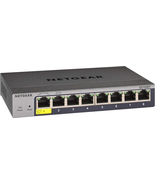 8-Port Gigabit Ethernet Smart Switch (GS108T) - Managed, with 1 X PD Por... - $2,897.12 MXN