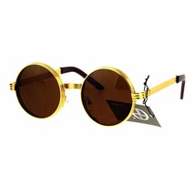 PASTL Fashion Sunglasses Unisex Round Circle 3 Tiered Metal Frame UV 400 - £14.14 GBP+