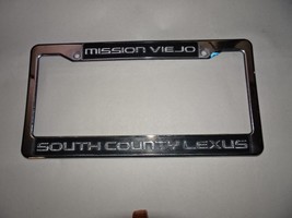 Lexus Mission Viejo South Country Lexus Dealer License Plate Frame Plastic - $342.97 MXN