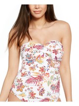 Lauren Ralph Lauren White Printed Tankini Top ONLY Size 4 - $24.23