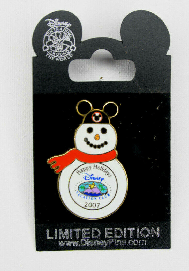 Disney 2007 Disney Vacation Club Merry Mixer Snowman Happy Holidays Pin #58967 - $22.75