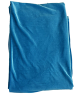 Blue Velour Stretch Fabric 38&quot; W by 68&quot; L - $354.62 MXN