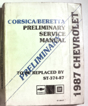 1987 Chevy Chevrolet Corsica Beretta Factory Service Repair Manual - £12.43 GBP