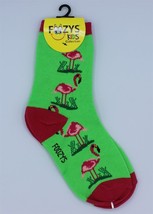 Foozys Socks - Kids Crew - Flamingos - Size 6- 8 1/2 - £5.41 GBP