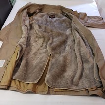 Botany 500 Trench Coat Vintage Men’s Khaki 44 Reg Removable Lining Made In USA image 9