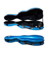 PAITITI Triangular Cello Shaped Full Size Super Blue Fiber Glass VIOLIN ... - $176.57 CAD