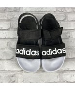 Adidas Unisex Adilette Sandals Black F35416 Sandals Size 6 Black White - £12.02 GBP