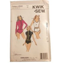 Kwik Sew 2600 Pattern Misses&#39; Swimsuits Two-Piece High Waist Briefs XS-XL VTG UC - £19.30 GBP