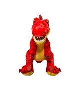 Build A Bear Dinosaur T Rex Velociraptor Raptor Plush Red Stuffed Animal... - £9.80 GBP