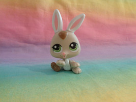 Littlest Pet Shop Tan Bunny Rabbit Green Eyes #1334 - £1.83 GBP