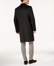 New NWT 46L 46 Long L Mens Over Coat Michael Kors Wool Cashmere Dark Gra... - $781.11