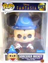 Funko Pop! Large Vinyl Figure Disney&#39;s Fantasia Sorcerer Mickey #993 Vie... - $37.95