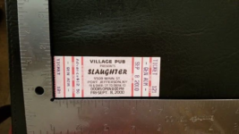 SLAUGHTER - VINTAGE SEPTEMBER 8, 2000 PORT JEFFERSON, NY CONCERT TICKET ... - £7.83 GBP