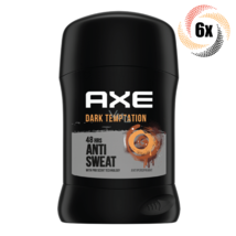 6x Sticks Axe Dark Temptation Antiperspirant Deodorant | Anti Sweat | 50ml - £26.59 GBP