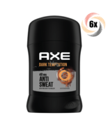 6x Sticks Axe Dark Temptation Antiperspirant Deodorant | Anti Sweat | 50ml - $641.90 MXN