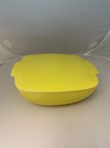 Vintage PYREX 525B-025 2 1/2 Quart Square Bowl with Lid - £27.40 GBP