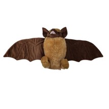 Wild Republic Brown Bat Plush 12 in Long 31 in Wide Wingspan Macabre Gift - £15.17 GBP