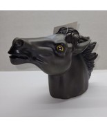 Vintage Hitch Buds Rubber Black Horse With Black Mane Trailer Ball Cover - £20.56 GBP