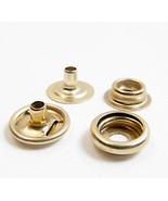 Brass Snaps, Line 24 Standard Sized Snaps, 100% Brass - Select The Quantity - $273.10 MXN+