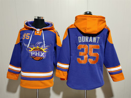 Kevin Durant #35 Phoenix Suns Purple Lace-Up Pullover Hoodie - $63.20