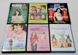 Easy A, Just My Luck, Mean Girls, What A Girl Wants, Aquamarine &amp; Rules Of..DVD  - £11.17 GBP