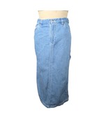 Vintage Shaver Lake Womens Size 12 Denim Maxi Skirt Carpenter Utility Y2... - $21.17