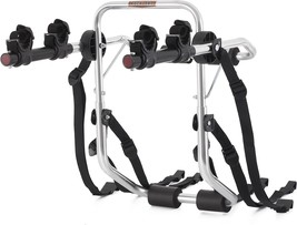 Rockland Trunk Mounted Lightweight Aluminum Bicycle Rack Carrier, Holds 2 Bikes - £68.76 GBP