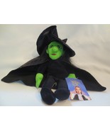 Wizard of Oz Wicked Witch East  Vtg Plush Beanie Doll Warner Bros. Colle... - £7.86 GBP