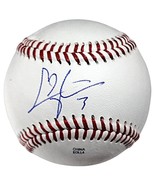 Chris Taylor LA Dodgers Signed Baseball Seattle Mariners Autographed Pro... - £99.17 GBP