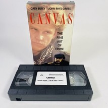 Canvas (VHS, 1992) Gary Busey John Rhys-Davies Heist Crime Live Video Th... - £5.31 GBP