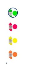 Curate + Colour Fluorescent Tempera Paint Various Colors Price Per Bottl... - £7.89 GBP