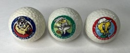 Bugs Bunny 3 Golf Balls 1996 Looney Tunes Pro Shop Tasmanian Devil Tweety Bird - £9.19 GBP