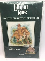 Anchor Lilliput Lane Golden years Counted Cross Stitch Picture Kit  LL30... - £26.47 GBP